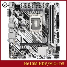 FOR ASROCK H610M-HDV/M.2+ D5 LGA1700 DDR5*2 96GB Micro ATX Ｍotherboard Test OK picture