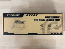 PCONLINE Notebook Folding Radiator Cooling Fans - Black NEW picture