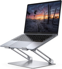 Lamicall Adjustable Laptop Stand, Portable Laptop Riser, Aluminum Laptop Stand picture