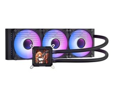 darkFlash DV360S Liquid CPU Cooler LCD Screen ARGB PWM Radiator Aio (Black) picture