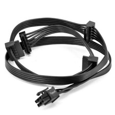 6-Pin to 4X SATA Power Cable for Corsair RM1000X RM850X - Durable picture