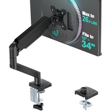 Single Monitor Mount, Adjustable Gas Spring Arm, 13-34