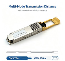 QSFP56 200G VR4 Optical Transceiver 850nm MPO12-APC Multi-mode 100m picture