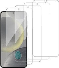 4 Pack Glass Screen Protector for Samsung Galaxy S24+ [9H Hardness] - Scratch Re picture