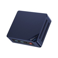 Beelink Mini S PC Intel N95 4-Core 8GB RAM 256GB SSD Blue Dual HDMI 4K Desktop picture