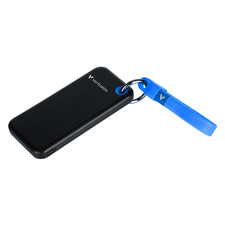 Verbatim 2TB Pocket External Mini SSD USB 3.2 Gen 2 Black/Blue 32195 picture
