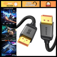 10FT DisplayPort 2.1 Cable 80Gbps, HDR Gaming Cord for PC, Monitor, TV picture