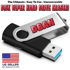 DBAN - Disk Wiper Hard Drive Eraser Bootable USB - Nuke, Remove, Destroy, Delete picture