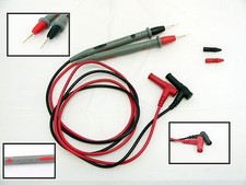 Lot of Ultra sharp pointed Probe Test Leads Pin Cable 20A For Multimeter Meter picture