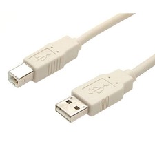 StarTech 10ft Beige A to B USB 2.0 Cable - M/M picture