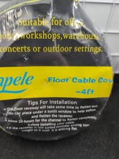 Eapele 4ft Cable Protector Cord Cover for Floor, Heavy Duty PVC Duct Brand New picture
