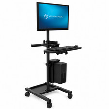 VersaDesk Deluxe Diagnostic Fusion Cart Mobile Computer Workstation picture