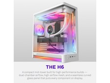 H6 (2026) Compact Dual-chamber ATX Case All White picture