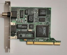 SMC EtherPower II 10/100 PCI Network Card (9432BTX, Coax, BNC, Retro, 1999) picture