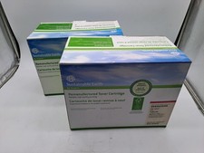 LOT OF 2 SUSTAINABLE EARTH BY STAPLES CARTRIDGE SEB4025MR  MAGENTA picture