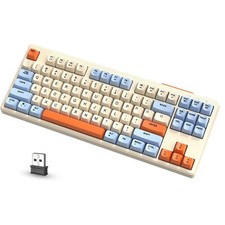 75% Gaming Keyboard with Dual Mode Bluetooth 5.0/2.4Ghz,PBT KeyCaps,Rechargeable picture