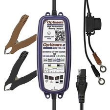 Tecmate Optimate 2 Duo TM-551 5-Step 12V/12.8V 2A Battery Charger Maintainer picture