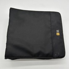 Case Logic CD Binder Black Nylon Zipper Case with 33 Pages Holds 264 Discs picture