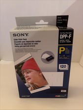 Sony SVM-F120P Color Print Pack DPP-F 4X6 120 Photo Sheets 2 Ink Cartridges -nos picture