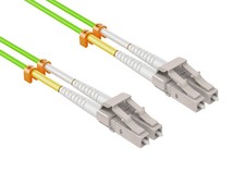 OM5 Wide Band LC/UPC to LC/UPC Duplex Corning Fiber Cable Multimode (0.5 m-12 m) picture