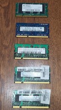 5 Modules RAM SODIMM Memory lot 256MB, 512MB x3, 2GB Samsung/Hynix/Infineon  picture