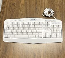 Redragon S101W Wired Gaming Keyboard only (White) Tested And Working RGB Backlit picture