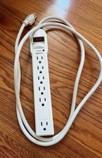 Amazon Basics Surge Protector Power Strip, 6-Outlet, 6ft Extension Cord, White picture