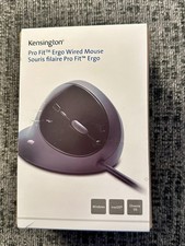 Kensington Pro Fit Ergonomic Wired Mouse, Black (K75403WW), Built-In Wrist Suppo picture