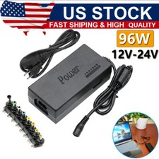 96W Universal Laptop Charger Adapter For Notebook 12-24V Adjustable Power Supply picture