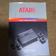 Atari 2600 Video Computer System Owner’s Manual CX2600 Vintage picture