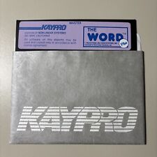 Vintage 1983 KAYPRO THE WORD Plus Software 5.25” Floppy Disk VHTF picture