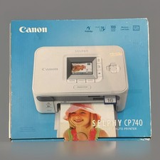 Canon Selphy CP740 Compact Color Photo Printer Open Box Includes SD Card READ picture