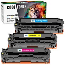 For Canon 131H 131 Toner Set Black Cyan Magenta Yellow Genuine OEM CRG-131H  Lot picture