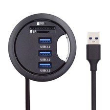 Xiwai USB 3.0 Hub Splitter, SD TF 3 Port Multiport Expander 60mm Desk... picture