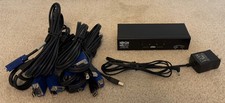 Tripp-Lite B006-VU4-R 4 Port USB KVM Switch with 4 Cables & AC Adapter picture