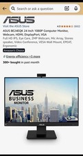 ASUS BE24EQK Webcam Full HD WLED LCD Monitor 16:9 Black 23.8