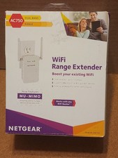 Netgear AC750 WiFi Range Extender Boost Wi-Fi EX6100-100NAS MU-MIMO -New picture