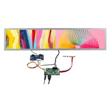 HD USB LCD Controller Board 28 Inch 1920×360  Stretched Bar IPS LCD Display picture