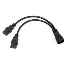 UPS Server Y Splitter C14 to 2 x C13 Power Extension Cable picture