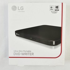 LG Ultra Slim Portable External DVD Writer Disc Drive Burner SP80NB80 New Sealed picture