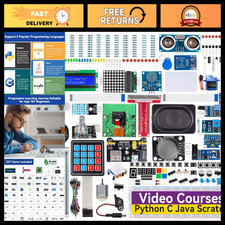 Ultimate Raspberry Pi Starter Kit - Compatible with 5, 4B, 3B, Zero 2 W, Python, picture