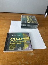 5 Imation CD-R 74 Min 650 MB Recordable Discs New Old Stock Sealed 1x-4x picture