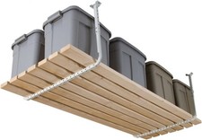 33 in. x 34 in. Adjustable Garage Ceiling Mount Storage Rack Kit picture
