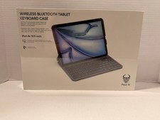 Paul B Wireless Rechargeable Bluetooth 10.9 Keyboard Case for  iPad Air 4-5-6 picture