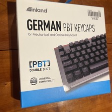 Inland German PBT Keycaps for Mechanical and Optical Keyboard NEW, Black picture