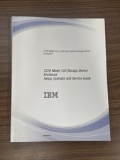 IBM 7226 Model. Setup, Operator, and Service Guide Book picture
