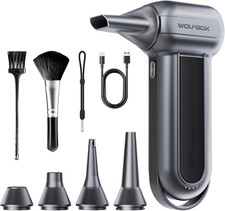 WOLFBOX MF100 Compressed Air Duster, 150000RPM Turbo Fan, 45 m/s Airflow picture