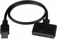Startech SATA to USB Adapter, USB 10Gbps, 2.5In SATA III (USB312SAT3CB) | Hard D picture