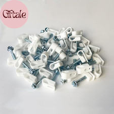 Round Cable Clip with Screws for Starlink Ethernet Cable, Wire Clip, Cord Clips picture