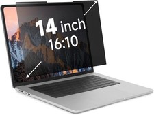 Nano-Suction Laptop Privacy Screen 14 Inch 16:10, Removable Anti Glare Shield picture